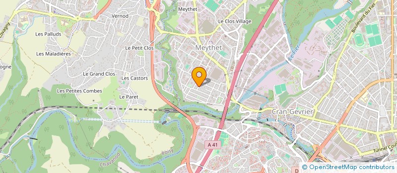 localisation de l'entreprise STAGES SPORTS à ANNECY