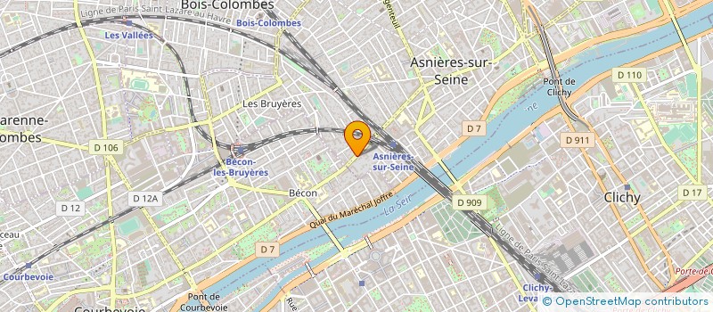 localisation de l'entreprise STAGING A LIVE à COURBEVOIE