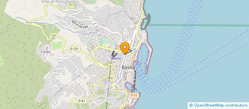 localisation de l'entreprise STAGNARA DISTRIBUTION à BASTIA