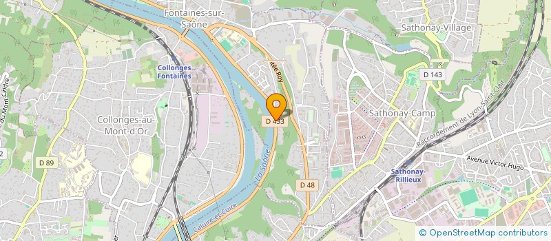 localisation de l'entreprise STAGNI CHANELLE  FONTAINES-SUR-SAONE