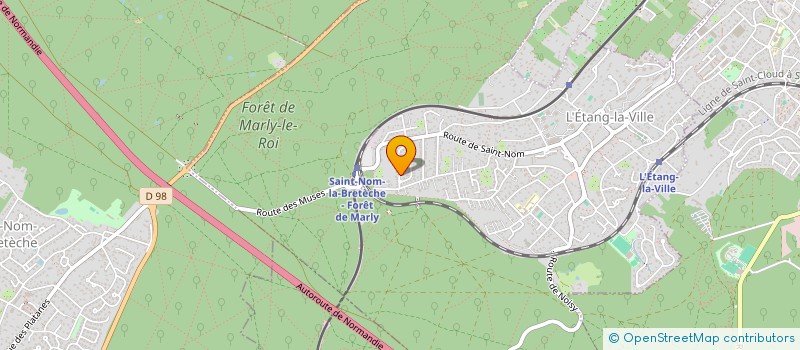 localisation de l'entreprise STAGNOVELO à L'ETANG-LA-VILLE