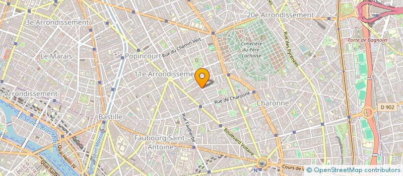 localisation de l'entreprise STAGO  PARIS