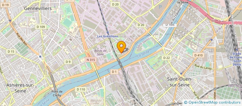 localisation de l'entreprise STAGO BIOCARE  ASNIERES-SUR-SEINE