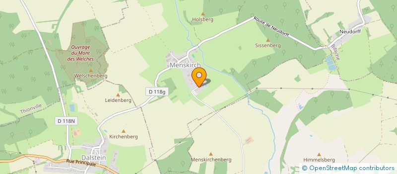 localisation de l'entreprise STAHLER ET CHARTIEZ  MENSKIRCH