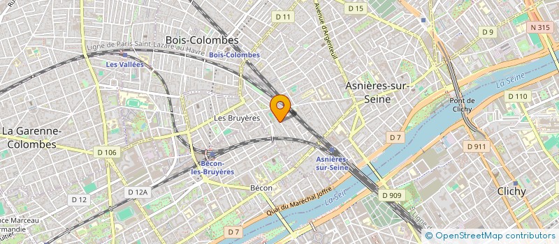 localisation de l'entreprise STAHR à ASNIERES-SUR-SEINE
