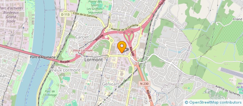 localisation de l'entreprise STAI  LORMONT
