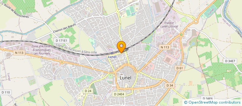 localisation de l'entreprise STAI SOCIETE TRAVAUX AGRICOLES INTERIM à LUNEL