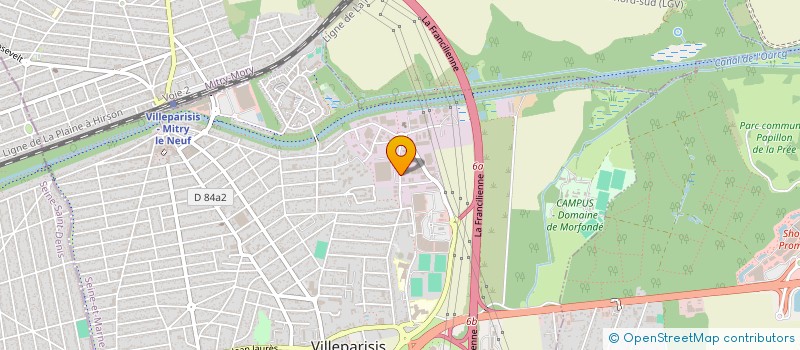 localisation de l'entreprise STAIF à VILLEPARISIS