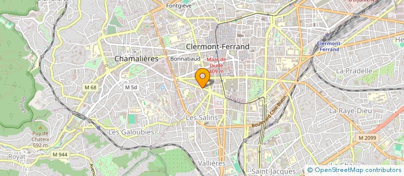localisation de l'entreprise STAIN  CLERMONT-FERRAND