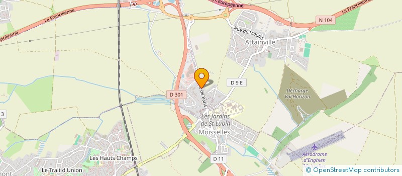 localisation de l'entreprise STAINS METAUX RECYCLAGES à VILLAINES-SOUS-BOIS