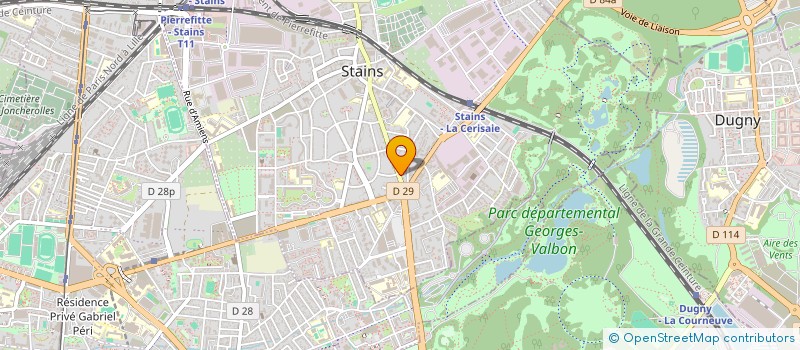 localisation de l'entreprise STAINS SERVICES  STAINS