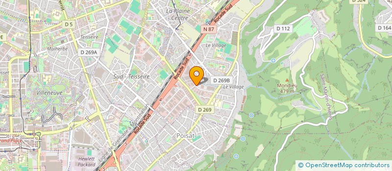 localisation de l'entreprise STAJJ  SAINT-MARTIN-D'HERES