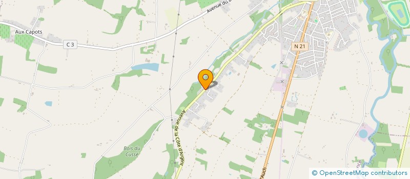 localisation de l'entreprise STAJOS  FLEURANCE