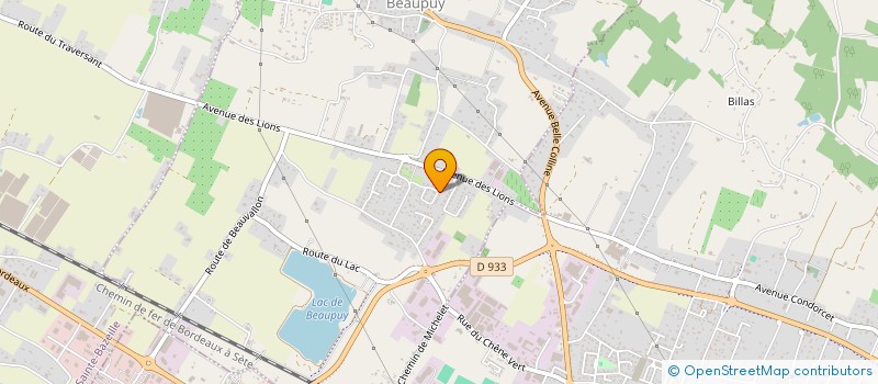 localisation de l'entreprise STAK TRANSPORT  BEAUPUY