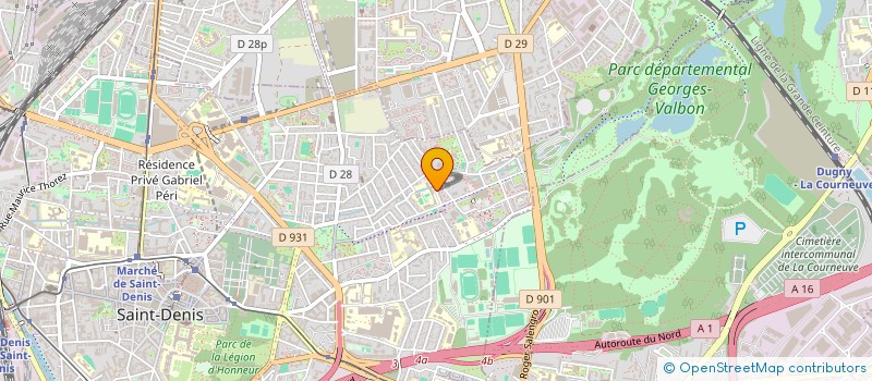 localisation de l'entreprise STAK TRANSPORTS à SAINT-DENIS