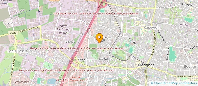 localisation de l'entreprise STAKHA  CENON