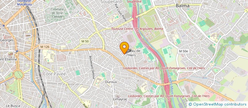 localisation de l'entreprise STAKHANOV PRODUCTION à TOULOUSE