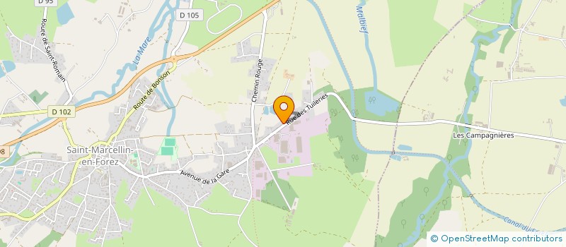 localisation de l'entreprise STAKO FINANCES à SAINT-MARCELLIN-EN-FOREZ