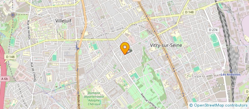 localisation de l'entreprise STAKR à VITRY-SUR-SEINE