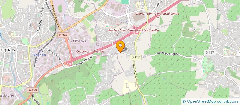 localisation de l'entreprise STAL à SAINT-GENIS-LAVAL