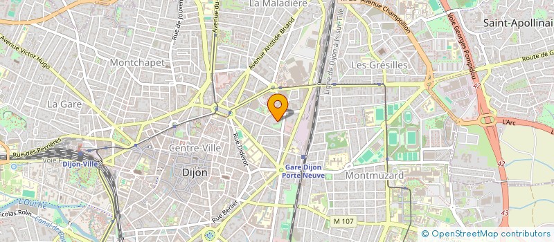 localisation de l'entreprise STAL à DIJON