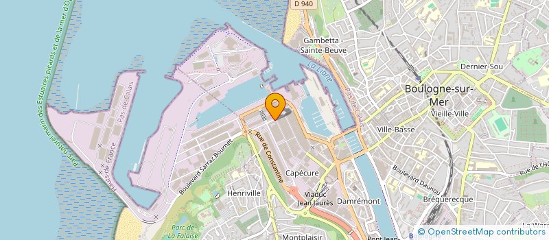 localisation de l'entreprise STAL  BOULOGNE-SUR-MER