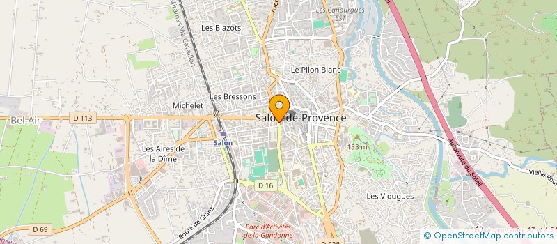 localisation de l'entreprise STAL à SALON-DE-PROVENCE