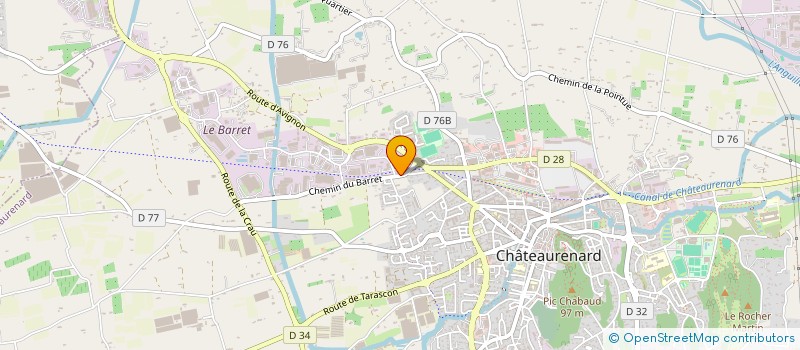 localisation de l'entreprise STAL à CHATEAURENARD