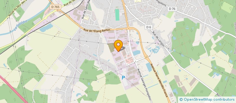 localisation de l'entreprise STAL INDUSTRIE à ROMORANTIN-LANTHENAY