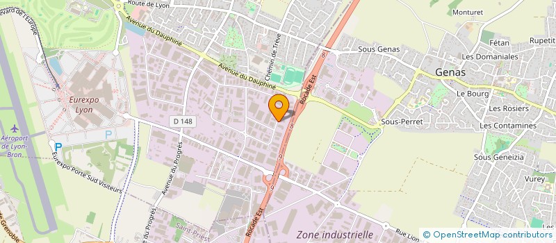 localisation de l'entreprise STAL INVESTISSEMENTS  CHASSIEU