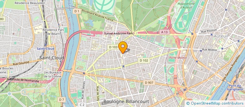 localisation de l'entreprise STALENTS  BOULOGNE-BILLANCOURT