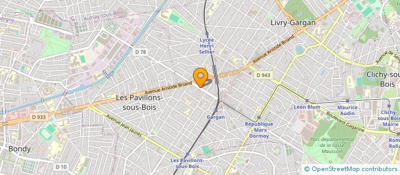 localisation de l'entreprise STALGIN  LES PAVILLONS-SOUS-BOIS