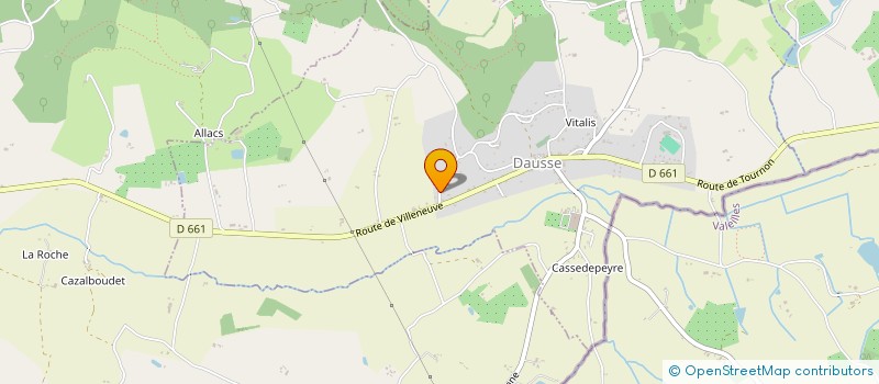 localisation de l'entreprise STALIA  DAUSSE