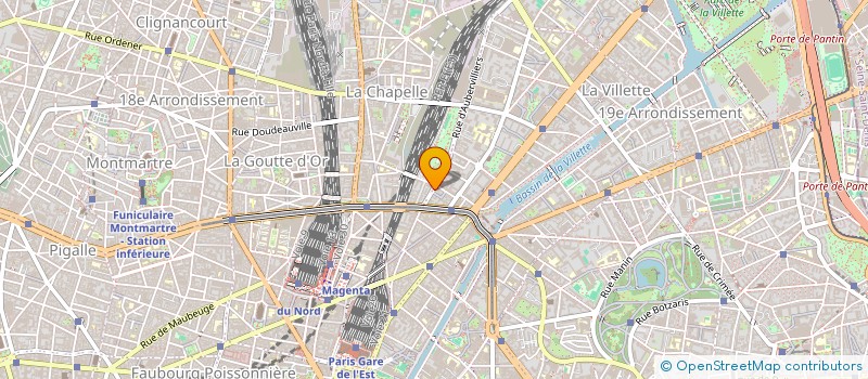 localisation de l'entreprise STALINGRAD STORE à PARIS