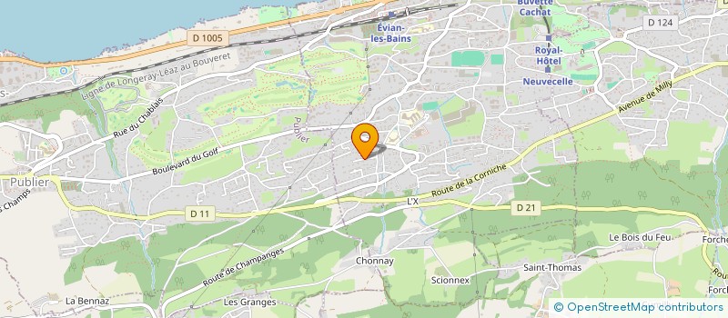 localisation de l'entreprise STALIS HORIZON  EVIAN-LES-BAINS