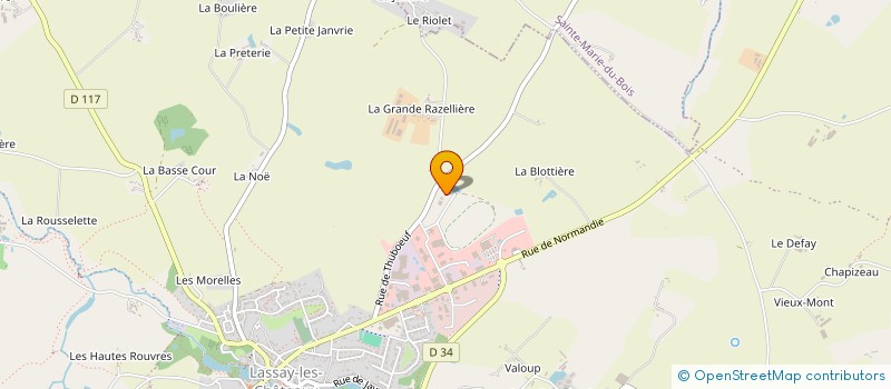localisation de l'entreprise STALL GRIM à LASSAY-LES-CHATEAUX