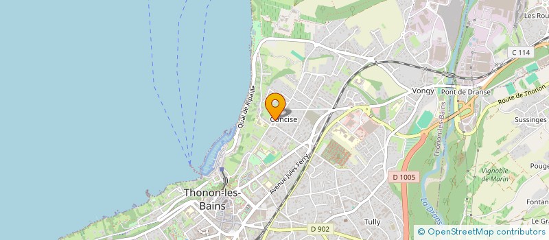 localisation de l'entreprise STALPAERT à THONON-LES-BAINS