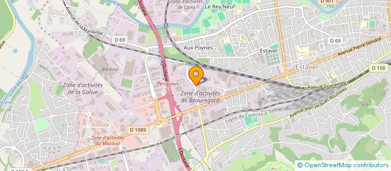 localisation de l'entreprise STALTE INVEST  BRIVE-LA-GAILLARDE