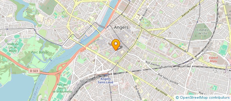 localisation de l'entreprise STALUCA à ANGERS