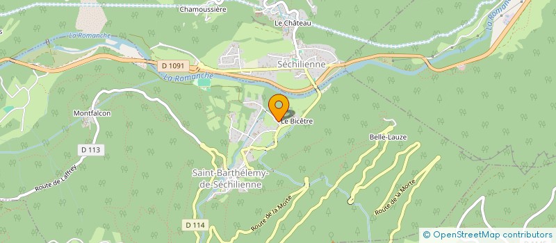 localisation de l'entreprise STALVIHA  SAINT-BARTHELEMY-DE-SECHILIENNE