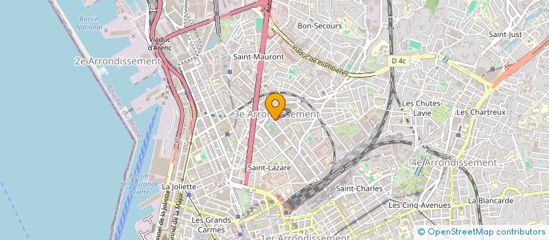 localisation de l'entreprise STAM 246 à MARSEILLE