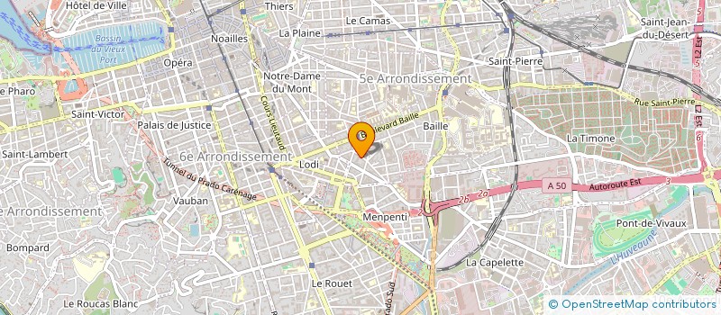 localisation de l'entreprise STAM  MARSEILLE