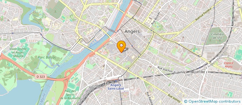 localisation de l'entreprise STAM à ANGERS