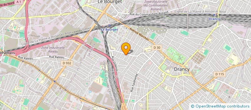 localisation de l'entreprise STAM à DRANCY