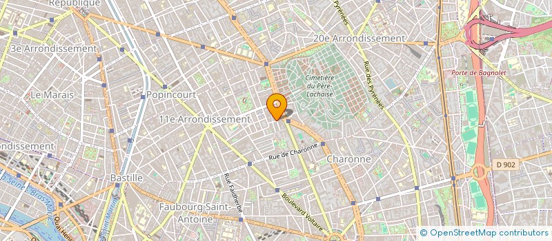 localisation de l'entreprise STAM  PARIS