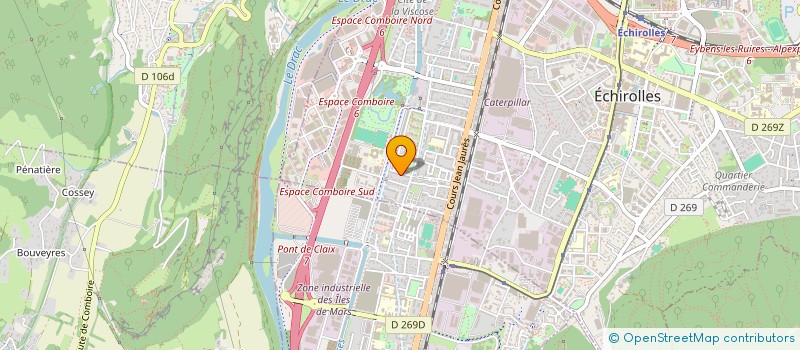 localisation de l'entreprise STAM AUTOMATION à ECHIROLLES