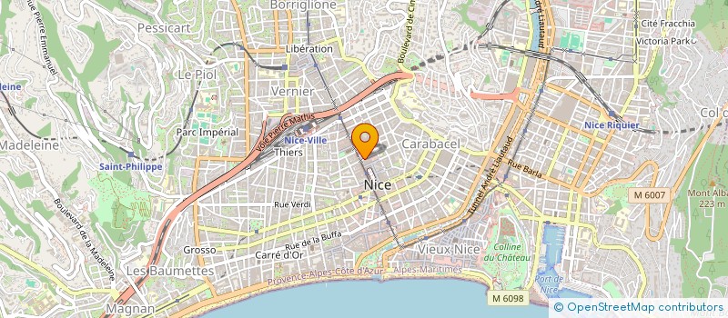localisation de l'entreprise STAM CHRIS à NICE