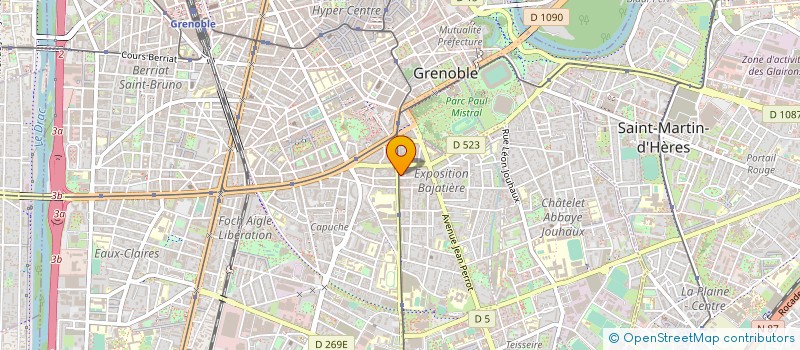 localisation de l'entreprise STAM CONSULTING à GRENOBLE