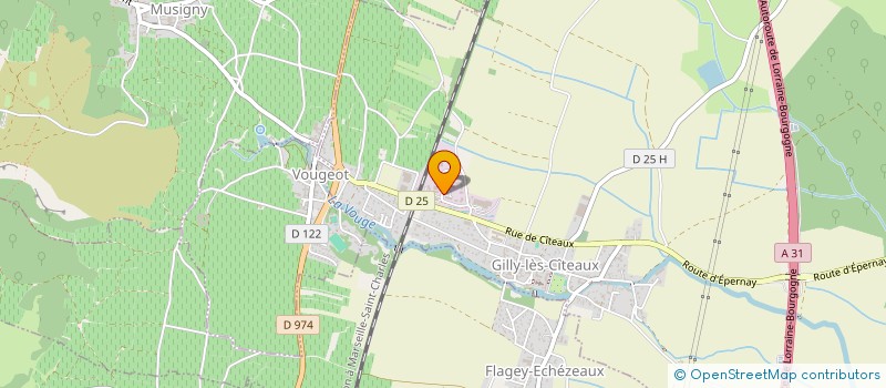 localisation de l'entreprise STAM IMMOBILIER  GILLY-LES-CITEAUX