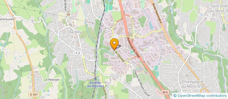 localisation de l'entreprise STAM SUD EST à DARDILLY